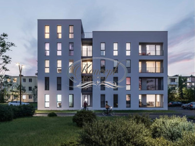 Apartament semifinisat cu gradina de 67 mp
