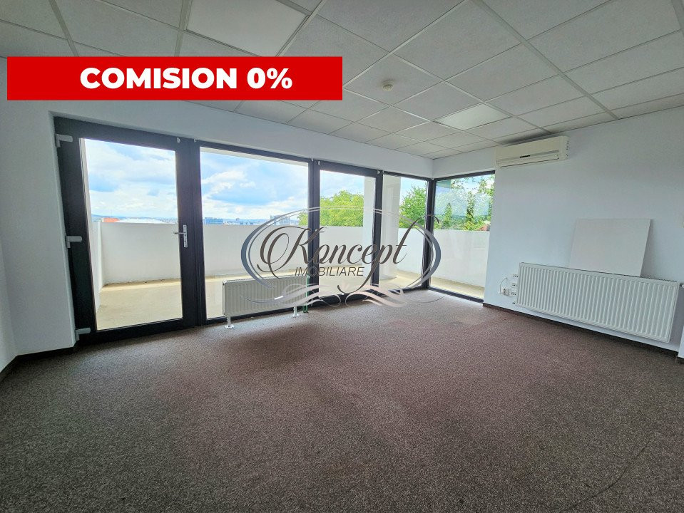 Spatiu de birouri cu terasa si panorama spectaculoasa