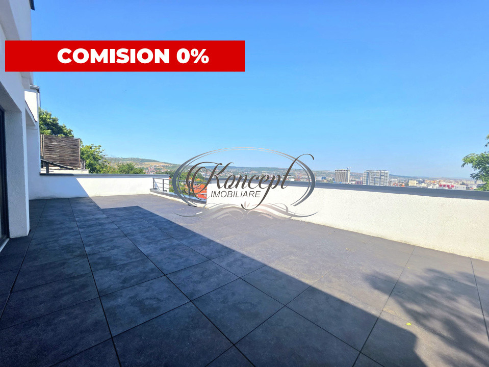 Spatiu de birouri cu terasa si panorama spectaculoasa