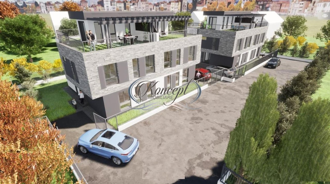 Duplex cu terasa rooftop in ansamblu exclusivist