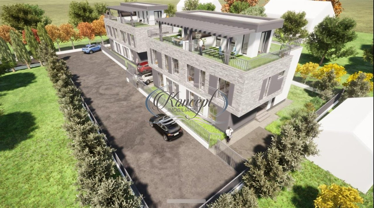 Duplex cu terasa rooftop in ansamblu exclusivist