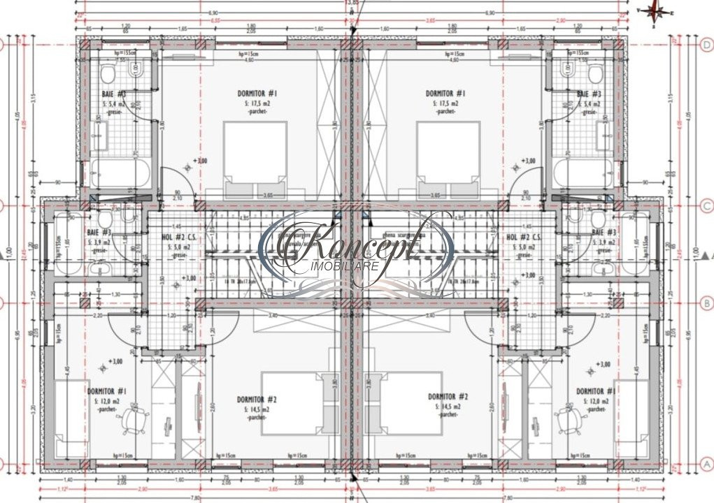 Duplex cu terasa rooftop in ansamblu exclusivist