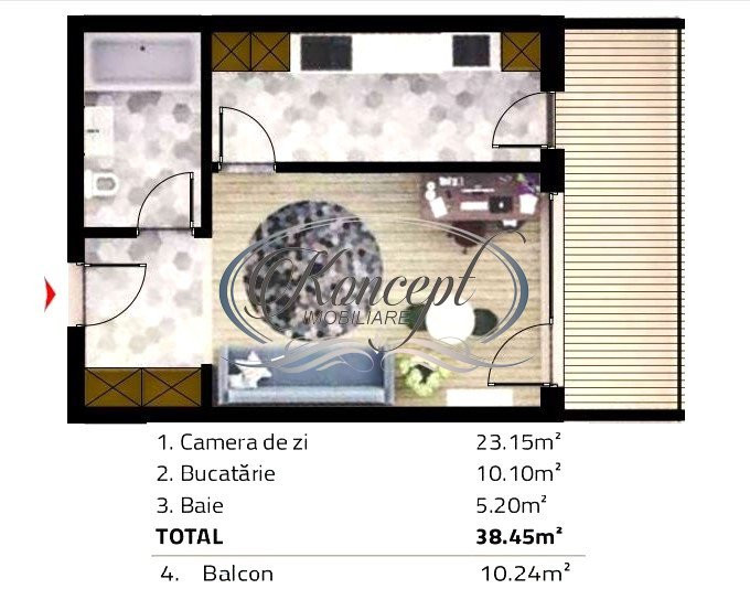 Apartament pe strada Soporului 