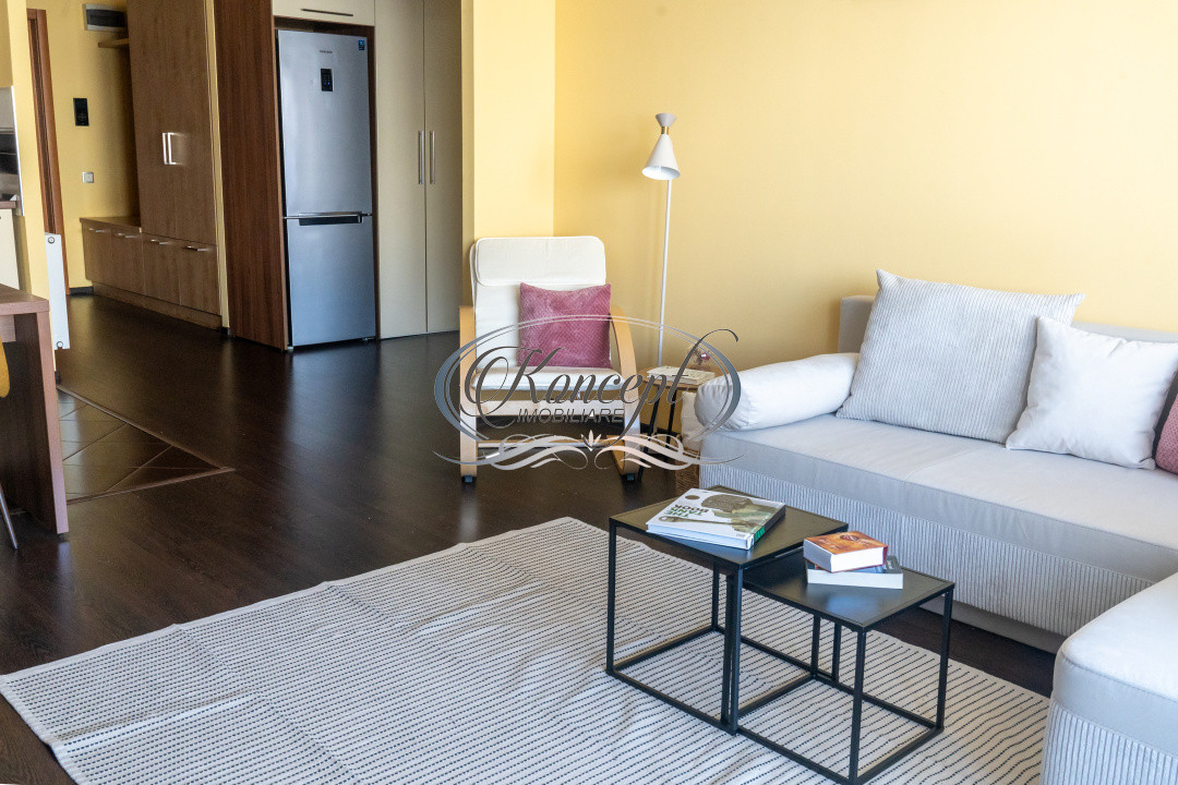 Apartament luminos cu terasa, parcare subterana si paza permianenta