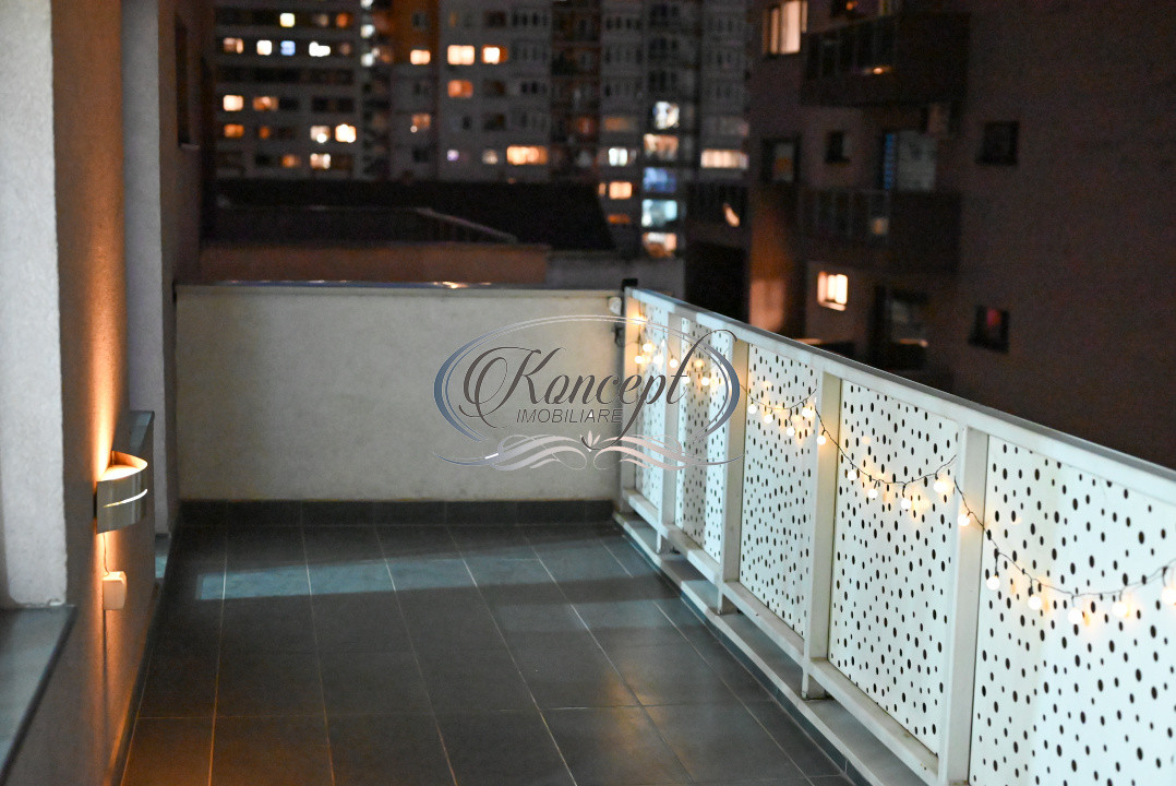 Apartament luminos cu terasa, parcare subterana si paza permianenta