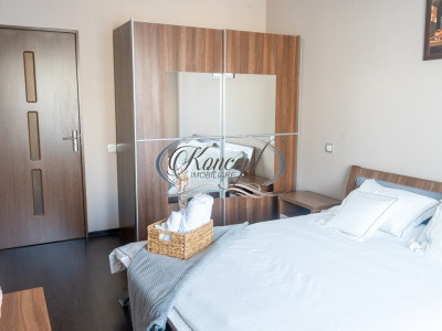 Apartament luminos cu terasa, parcare subterana si paza permianenta