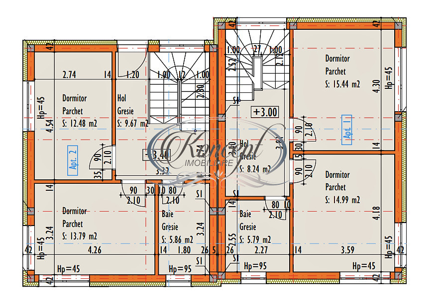 Duplex finalizat, cu garaj in Damnul Rotund