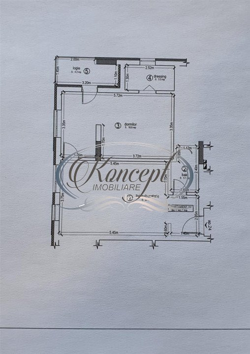 Apartament semifinisat, strada Catanelor