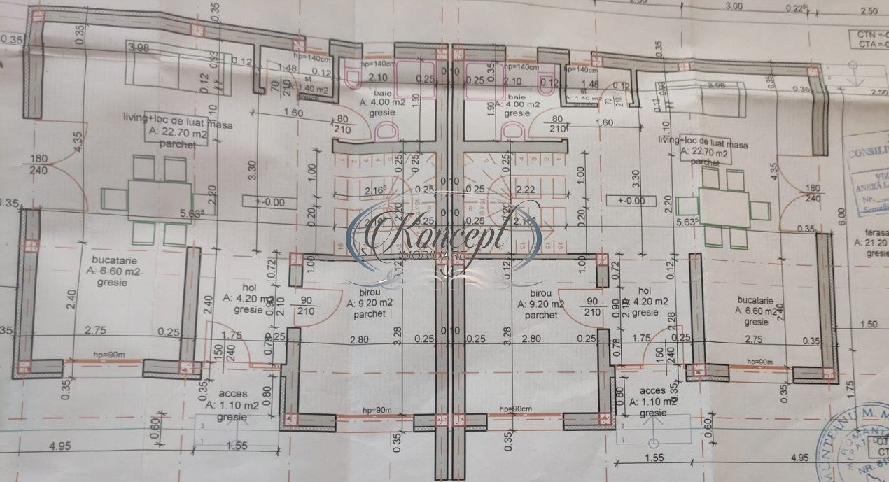 Duplex cu terasa roof-top, zona Aqua Park Floresti