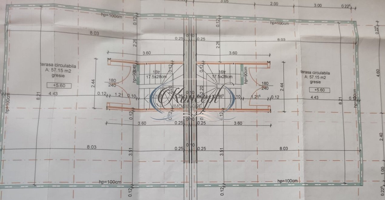 Duplex cu terasa roof-top, zona Aqua Park Floresti