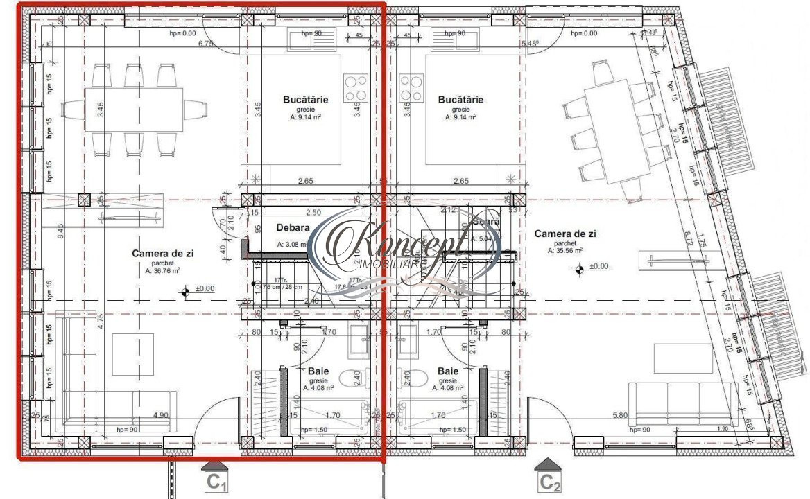 Duplex cu panorama in Dambul Rotund