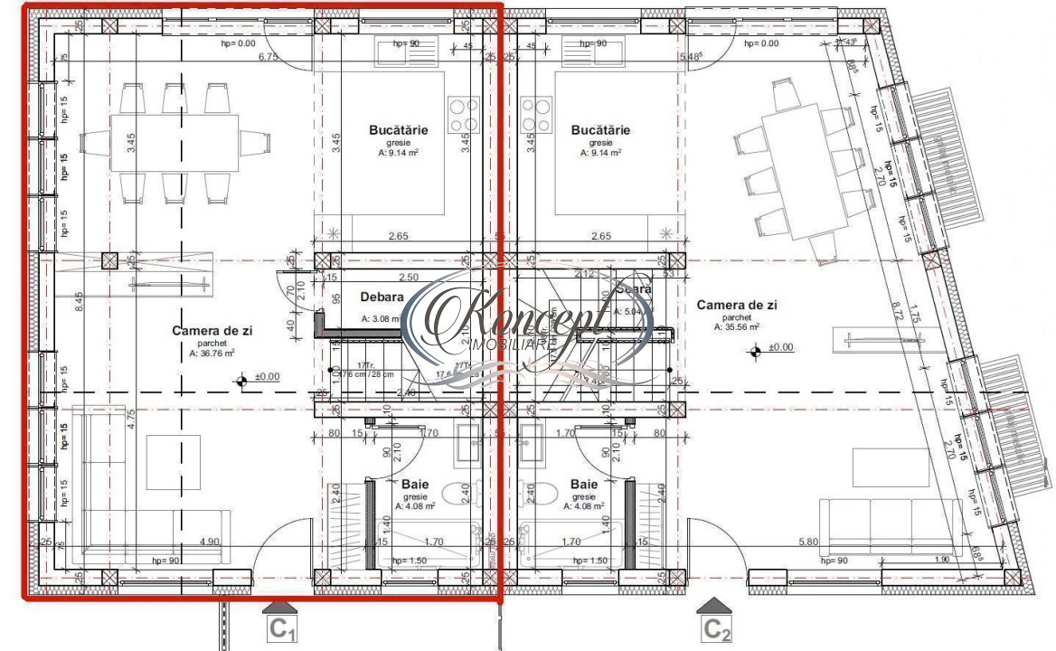 Duplex cu panorama in Dambul Rotund