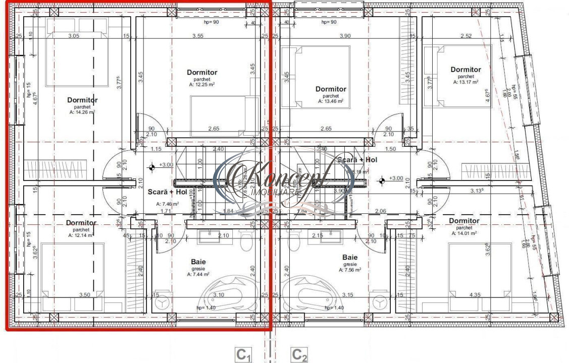 Duplex cu panorama in Dambul Rotund