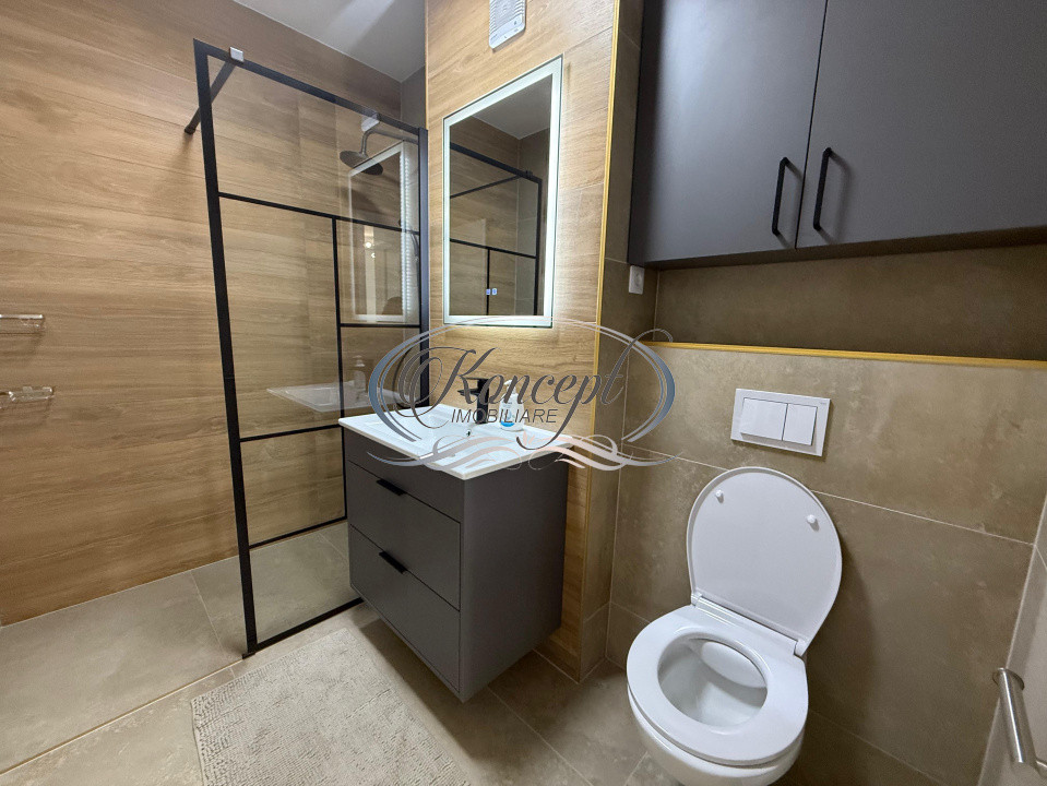 Apartament cu terasa, parcare si vedere catre lac, in Park Lake 
