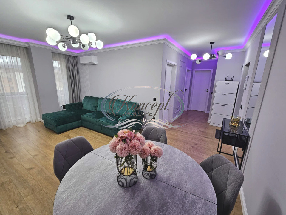 Apartament ultrafinisat in imobil nou
