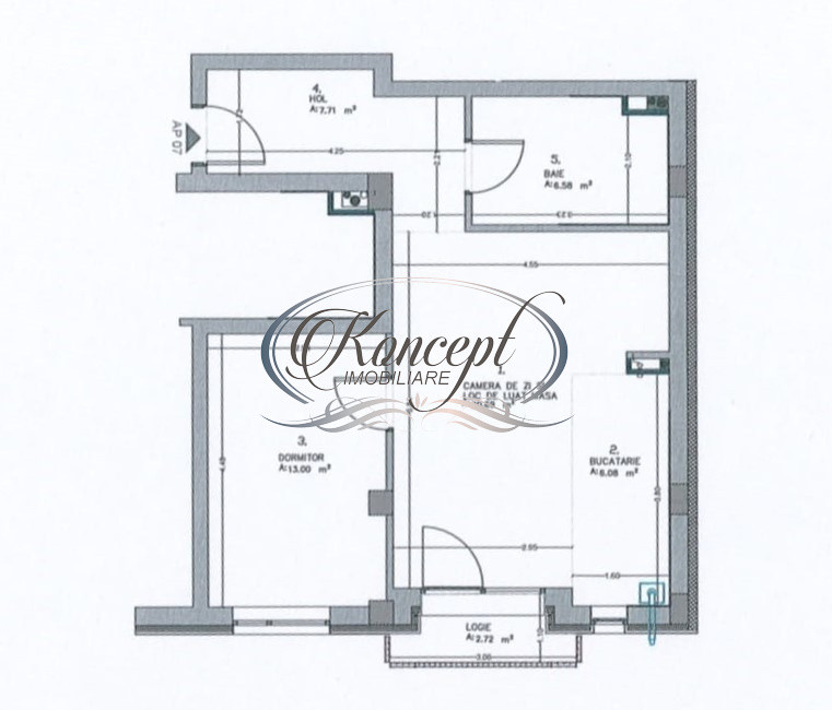 Apartament nou mobilat, 2 minute de centrul Clujului