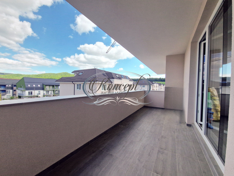 Apartament spatios la etaj intermediar, in bloc nou