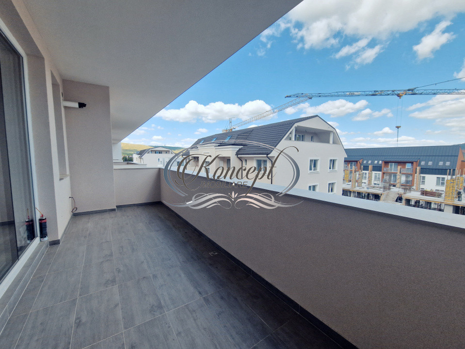 Apartament spatios la etaj intermediar, in bloc nou