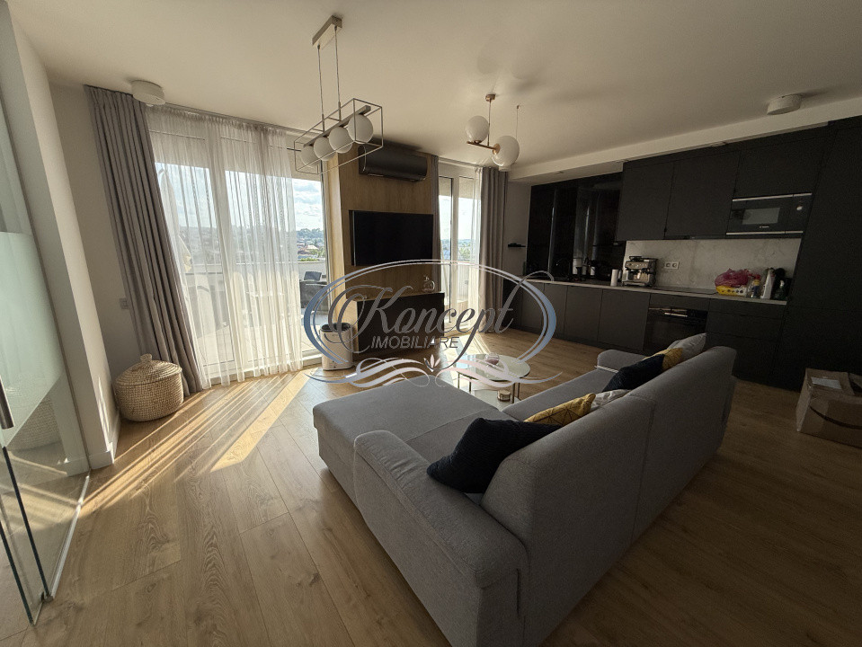 Apartament lux cu terasa si garaj in zona Hermes