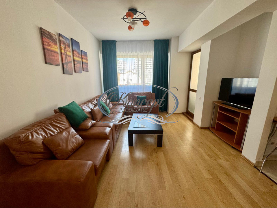 Apartament mobilat si utilat complet, cu balcon