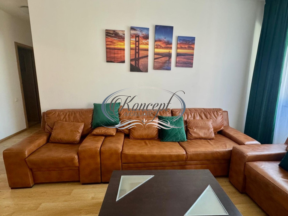 Apartament mobilat si utilat complet, cu balcon