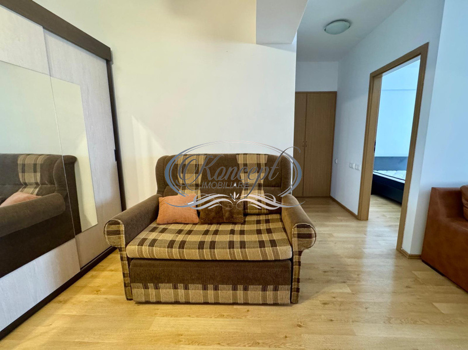 Apartament mobilat si utilat complet, cu balcon