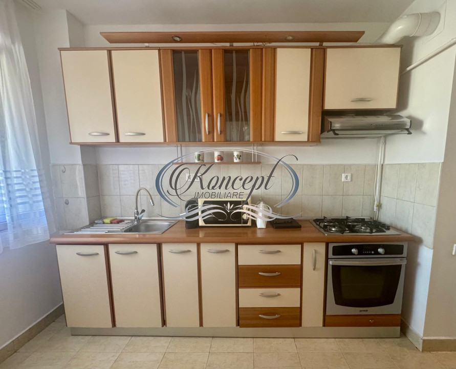Apartament mobilat si utilat complet, cu balcon