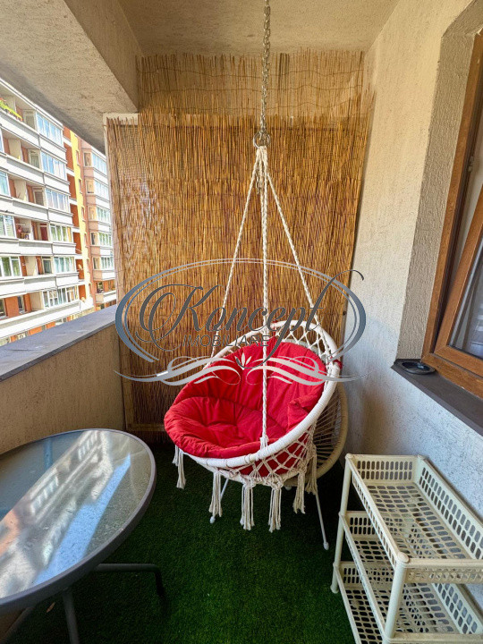 Apartament mobilat si utilat complet, cu balcon