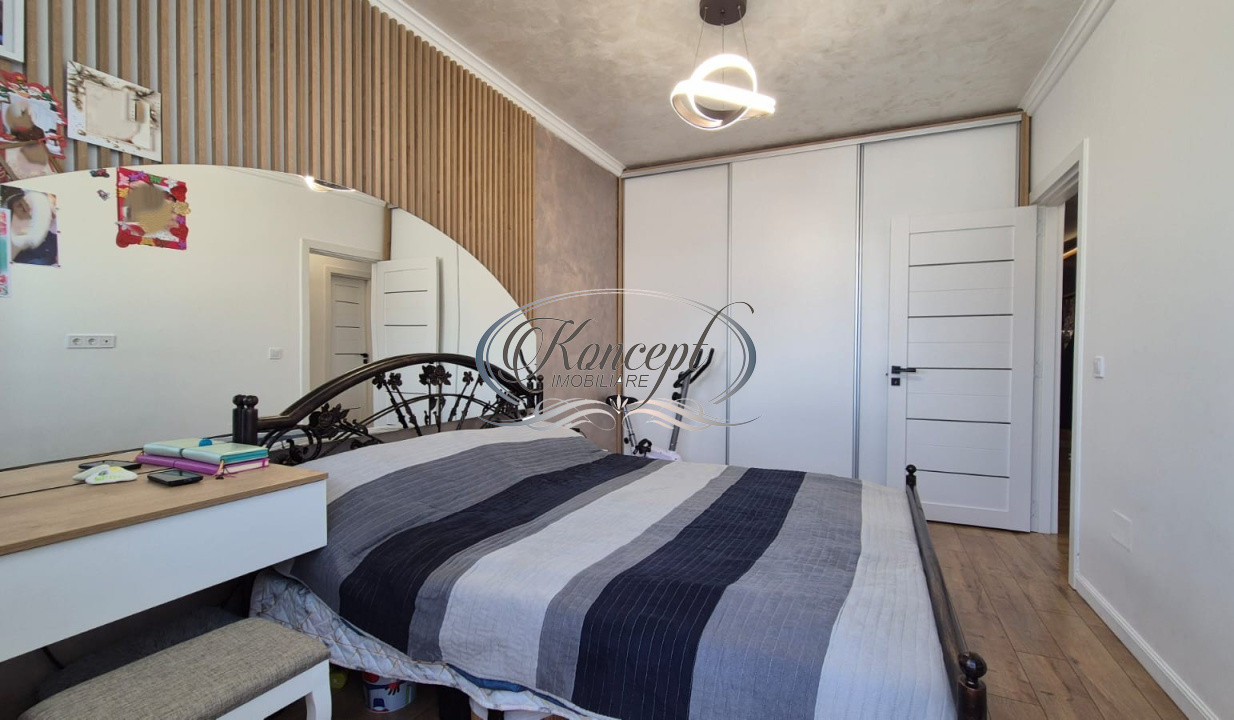 Apartament cu incalzire prin pardoseala si terasa panoramica in Baciu