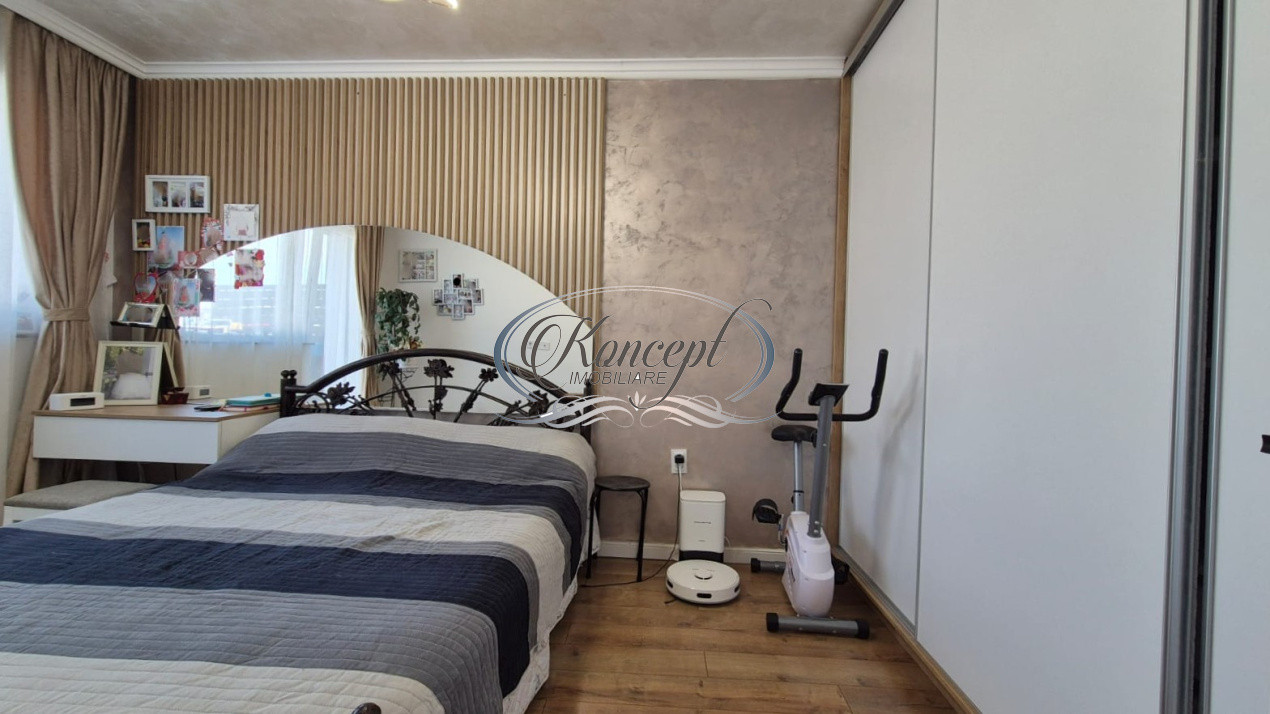 Apartament cu incalzire prin pardoseala si terasa panoramica in Baciu