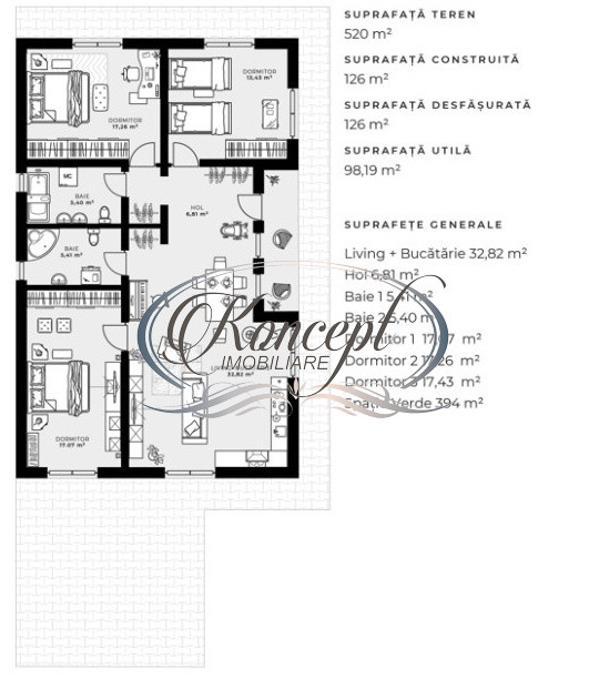 Casa individuala in ansamblu, in Popesti 