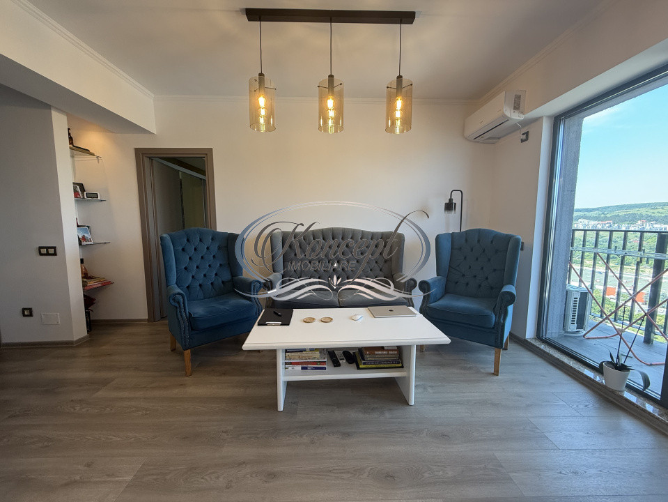 Apartament spatios in cel mai inalt bloc din Cluj cu parcare subterana