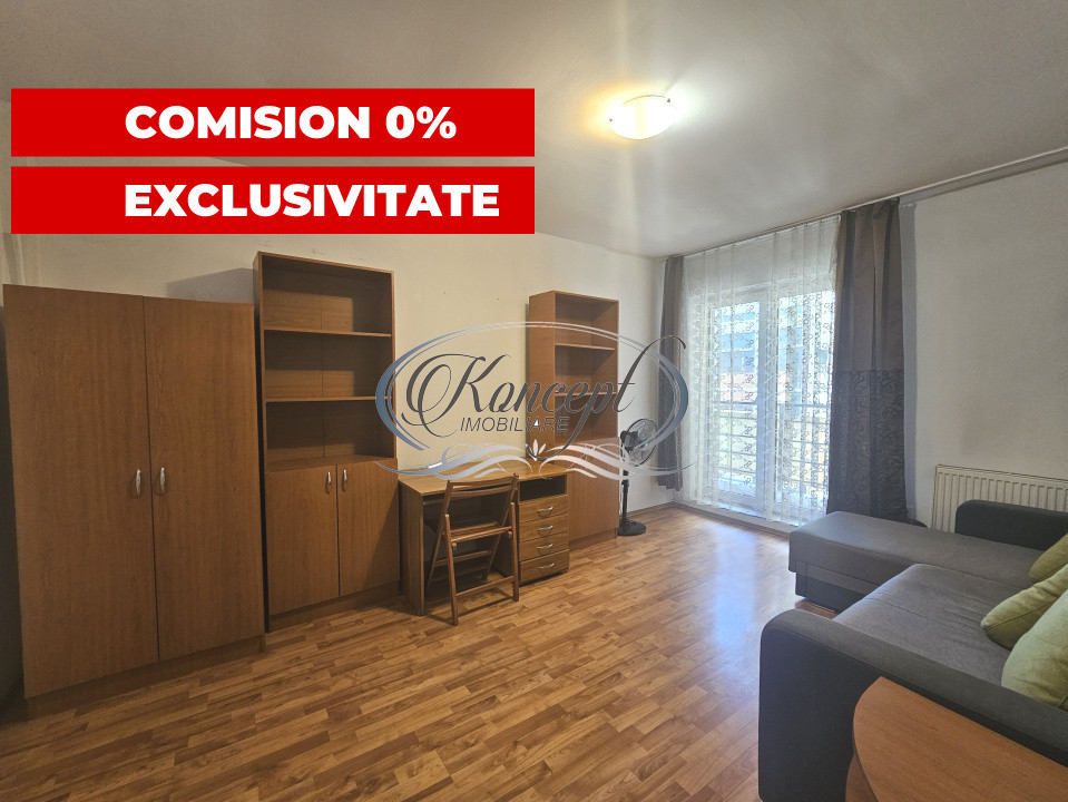 Garsoniera cu balcon si garaj subteran, ideal investitie, zona Iulius Mall