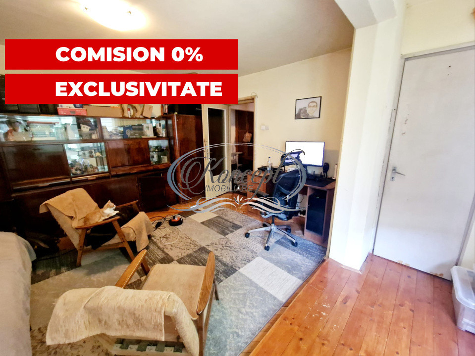 Apartament cu parchet masiv si centrala noua – zona linistita, Manastur