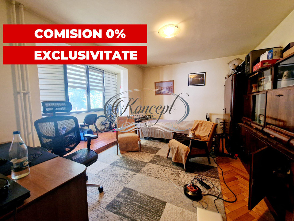 Apartament cu parchet masiv si centrala noua – zona linistita, Manastur