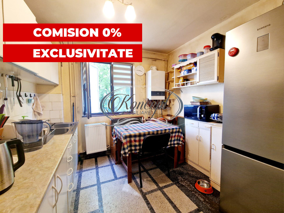 Apartament cu parchet masiv si centrala noua – zona linistita, Manastur