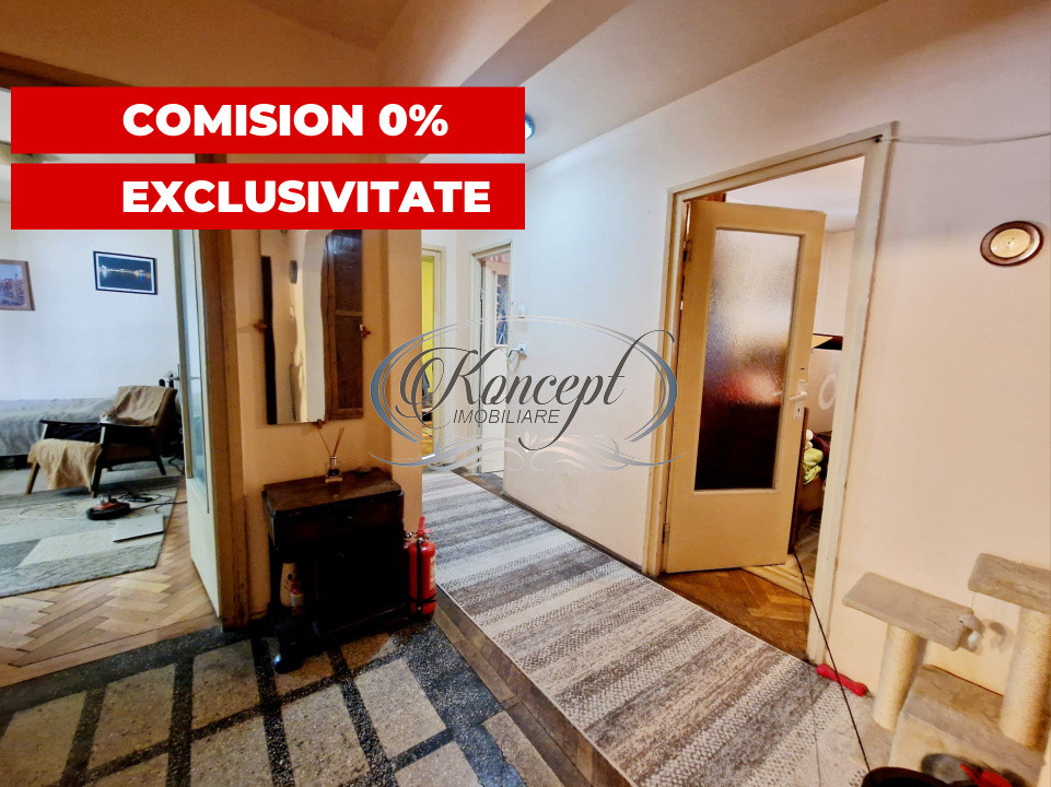 Apartament cu parchet masiv si centrala noua – zona linistita, Manastur