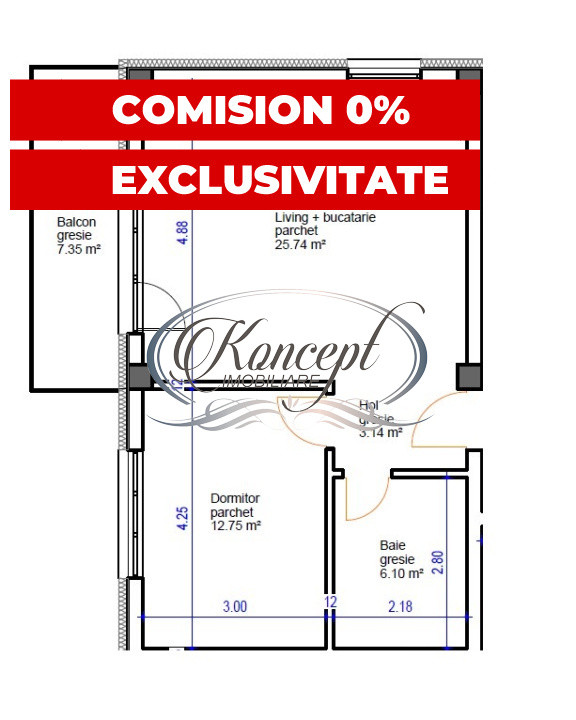 Apartament in bloc boutique, str. Sub Cetate