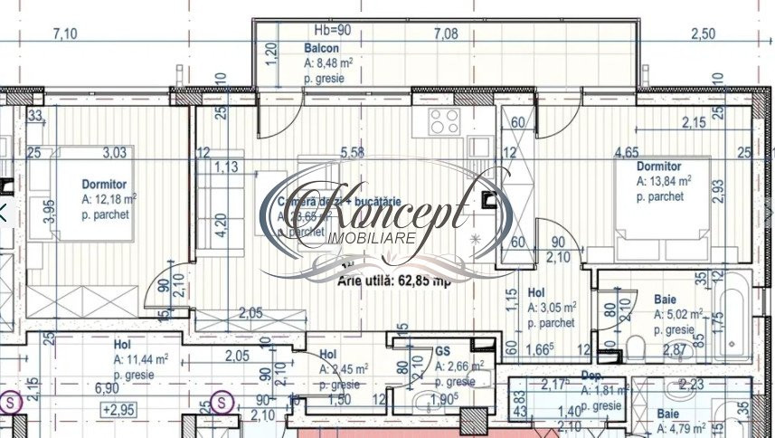 Apartament spatios in zona strazii Teilor