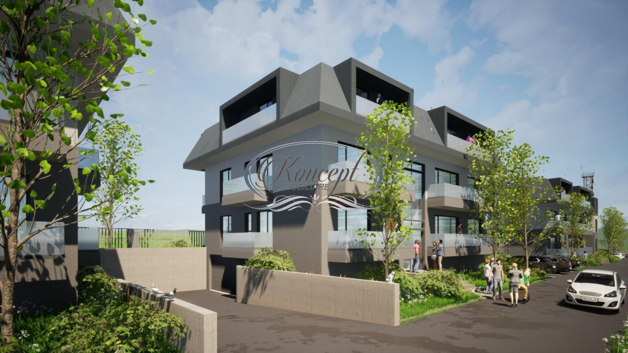 Apartament in imobil nou tip vila, in Baciu