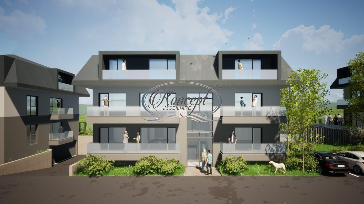 Apartament in imobil nou tip vila, in Baciu