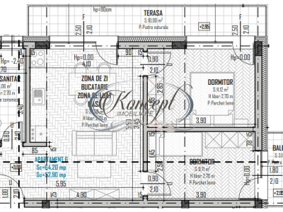 Apartament in imobil nou tip vila, in Baciu