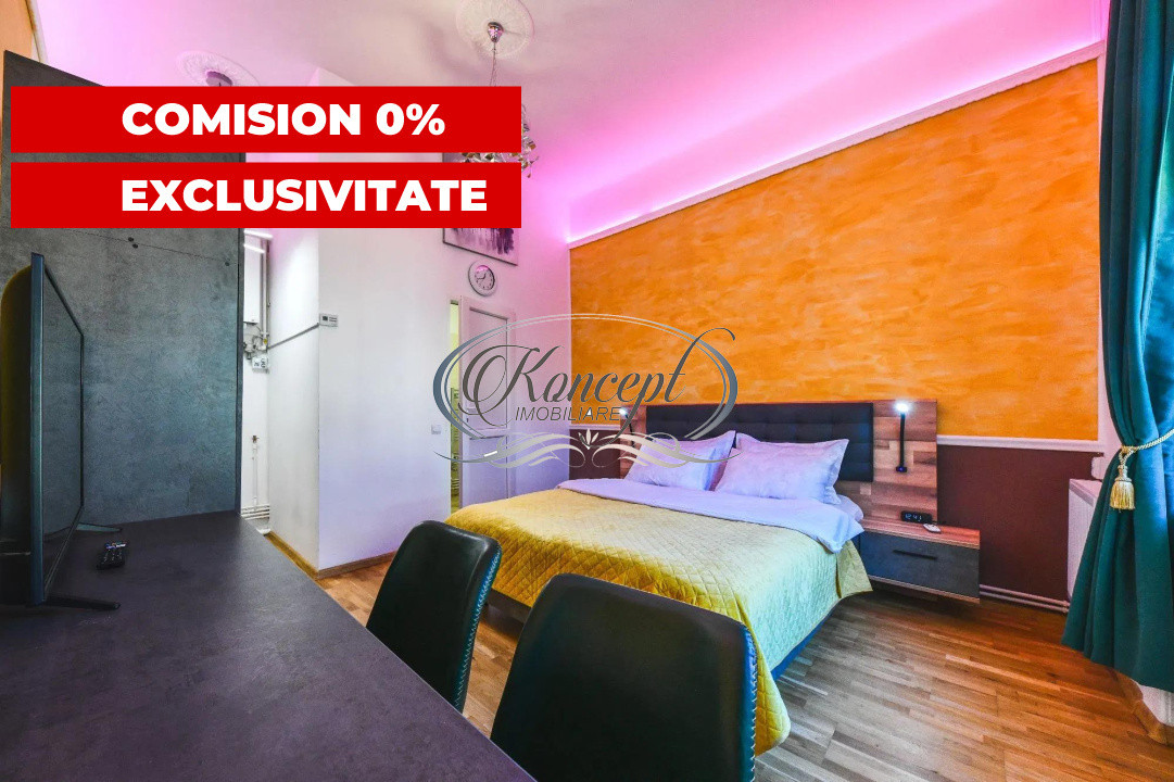 Studio ultracentral cu autorizatie aparthotel