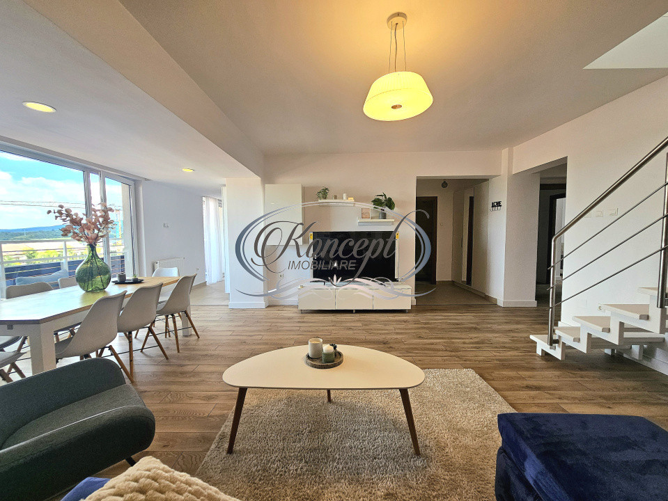 Apartament premium pe 2 niveluri cu parcare subterana, Buna Ziua