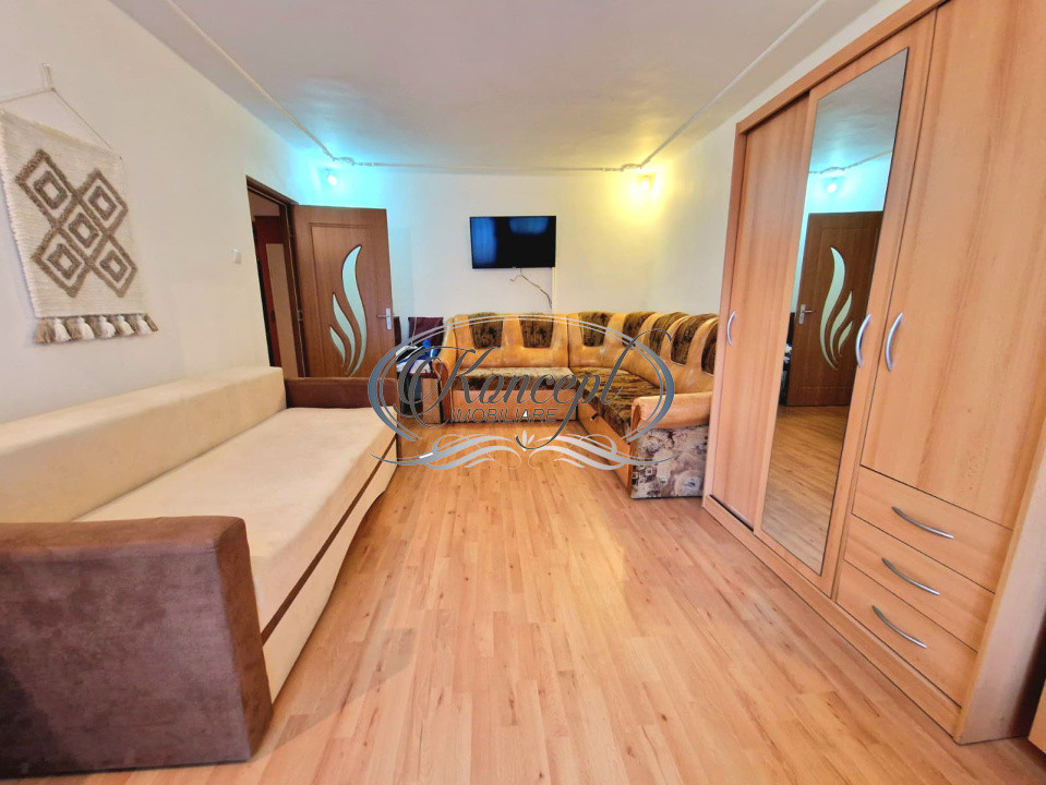 Apartament luminos si mobilat complet, cartier Intre Lacuri