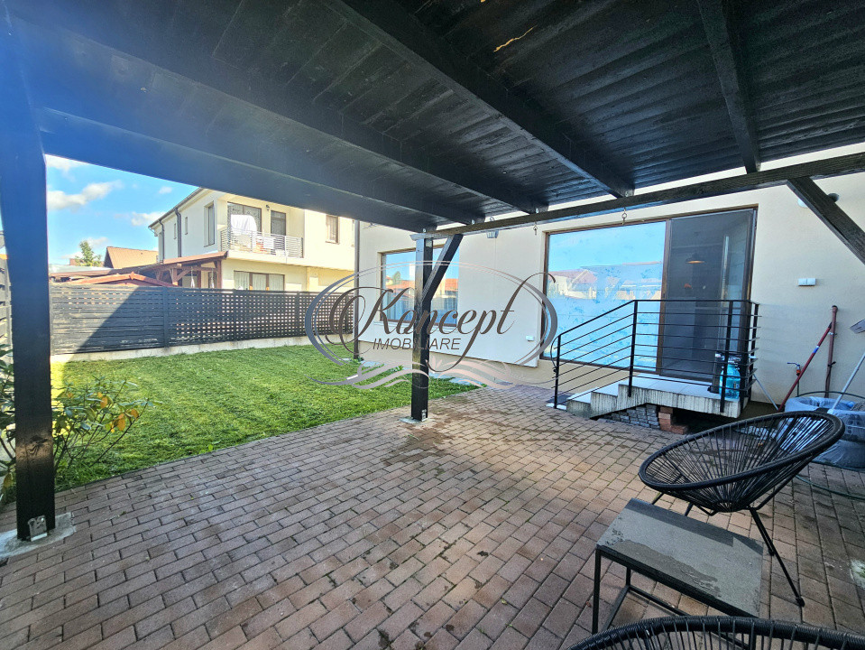 Inchiriere casa tip duplex cu curte privata si finisaje moderne, Floresti