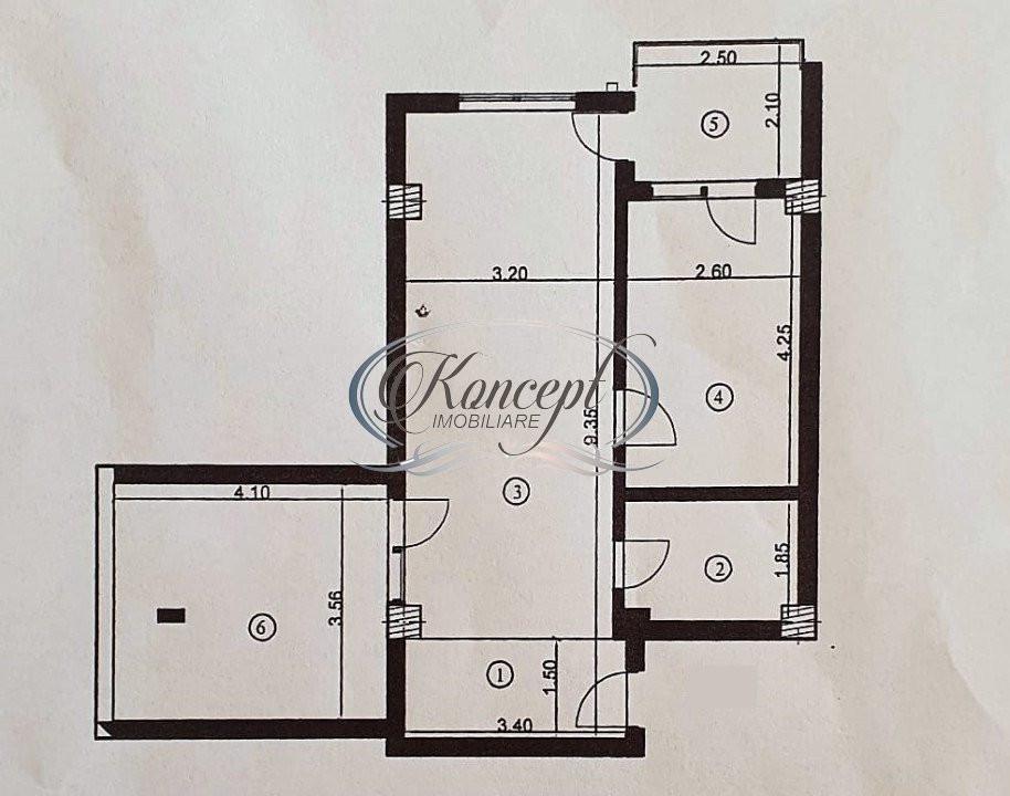 Apartament cu terasa si parcare