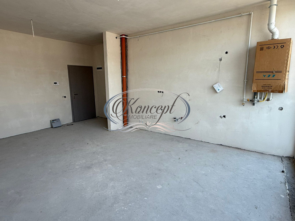 Apartament semifinisat cu terasa generoasa pe strada Soporului
