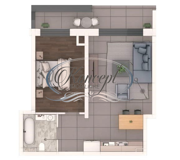 Apartament nou in cladire NZEB, Floresti