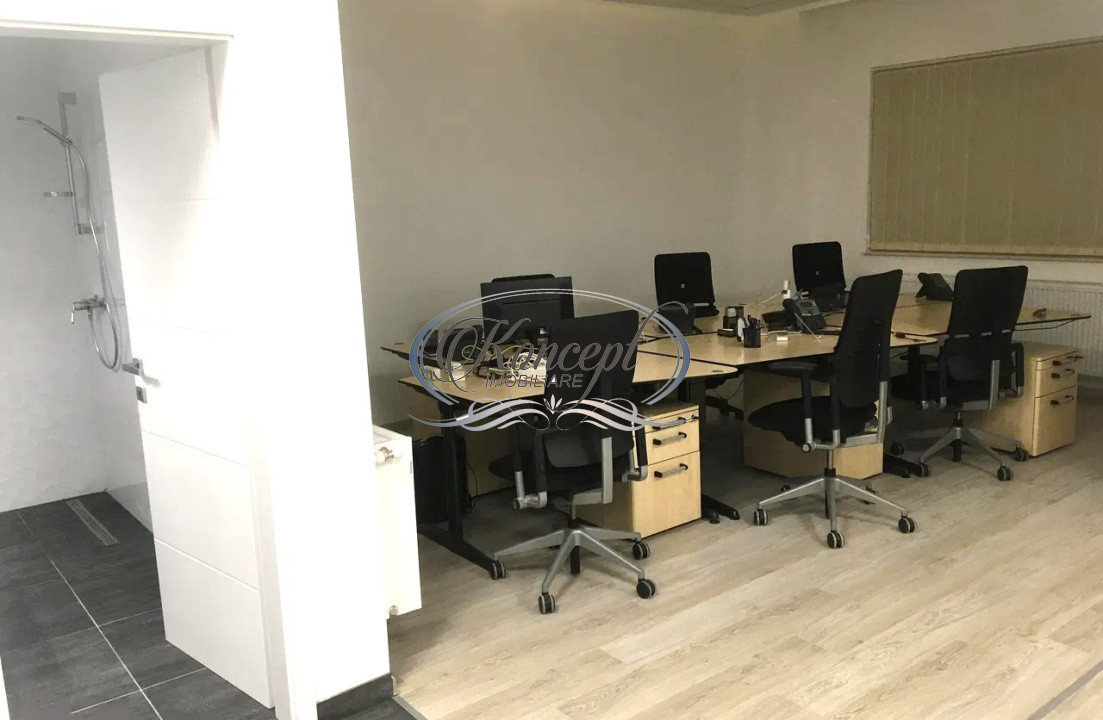 Spatiu birou finisat, semicentral, cu terasa si dotari tehnice premium